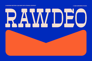 GR Rawdeo - Western Slab Serif