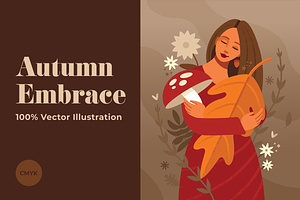 Autumn Embrace Illustration