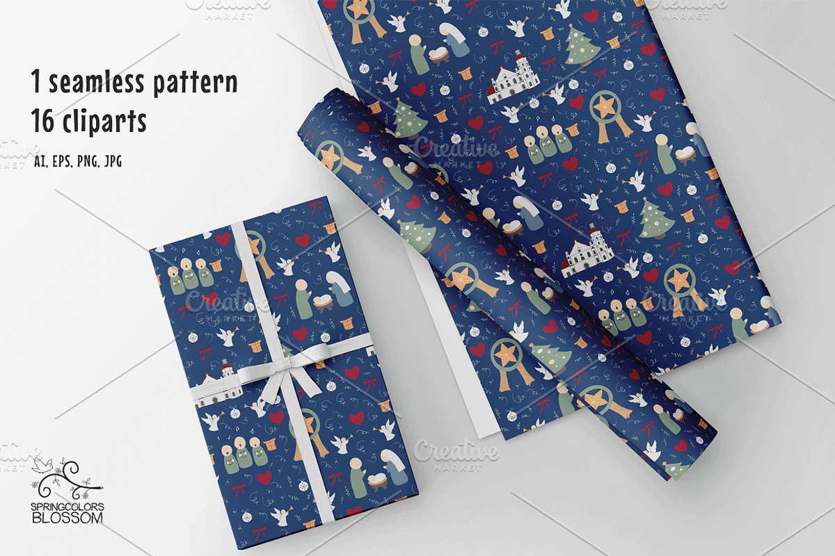 Sparkling Christmas, a Pattern Graphic by Springcolors Blossom (Photo 4 of 5)