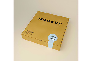 Cardboard Packaging Mockup