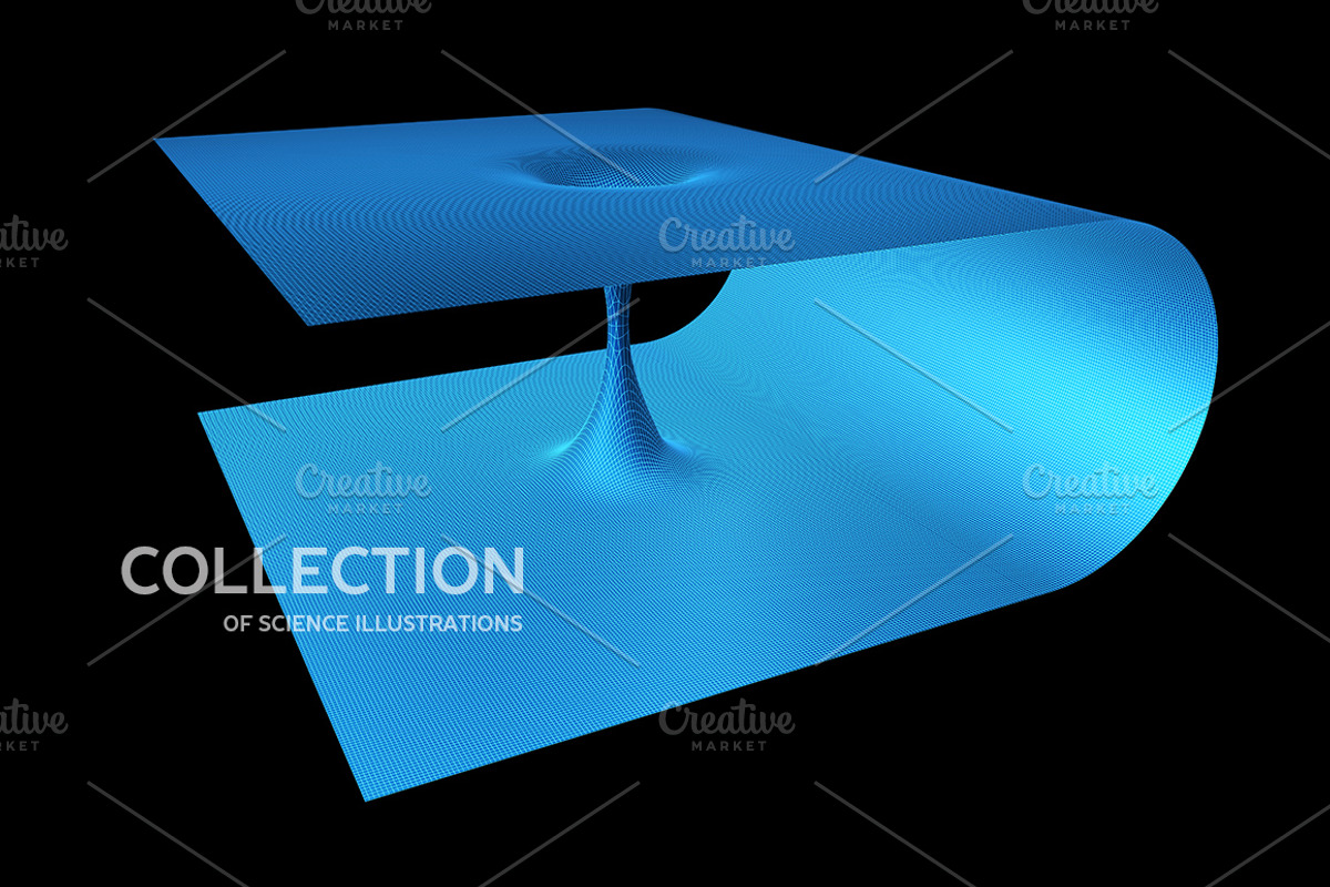 Illustrations of wormhole model., an Object Illustration by Julvil (Photo 7 of 8)