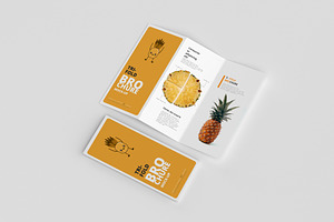 3-Fold Tri-Fold Brochure Mockups