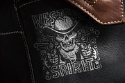 Western Cowboy Skull Print, a Decorative Illustration by Agor2012 shop (Thumbnail 4 of 8)