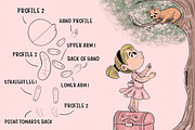 Character pose brush kit - Kids, a Brush Add-On by Brushed Rose (Thumbnail 3 of 3)