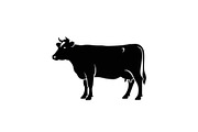 Farm Cow Silhouette Vector Bundle, an Illustration by Designs_River (Thumbnail 22 of 51)