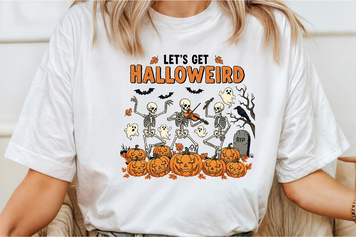 Let’s Get Halloweird Png,Halloween S, an Illustration by DreamCafeArt (Photo 3 of 7)