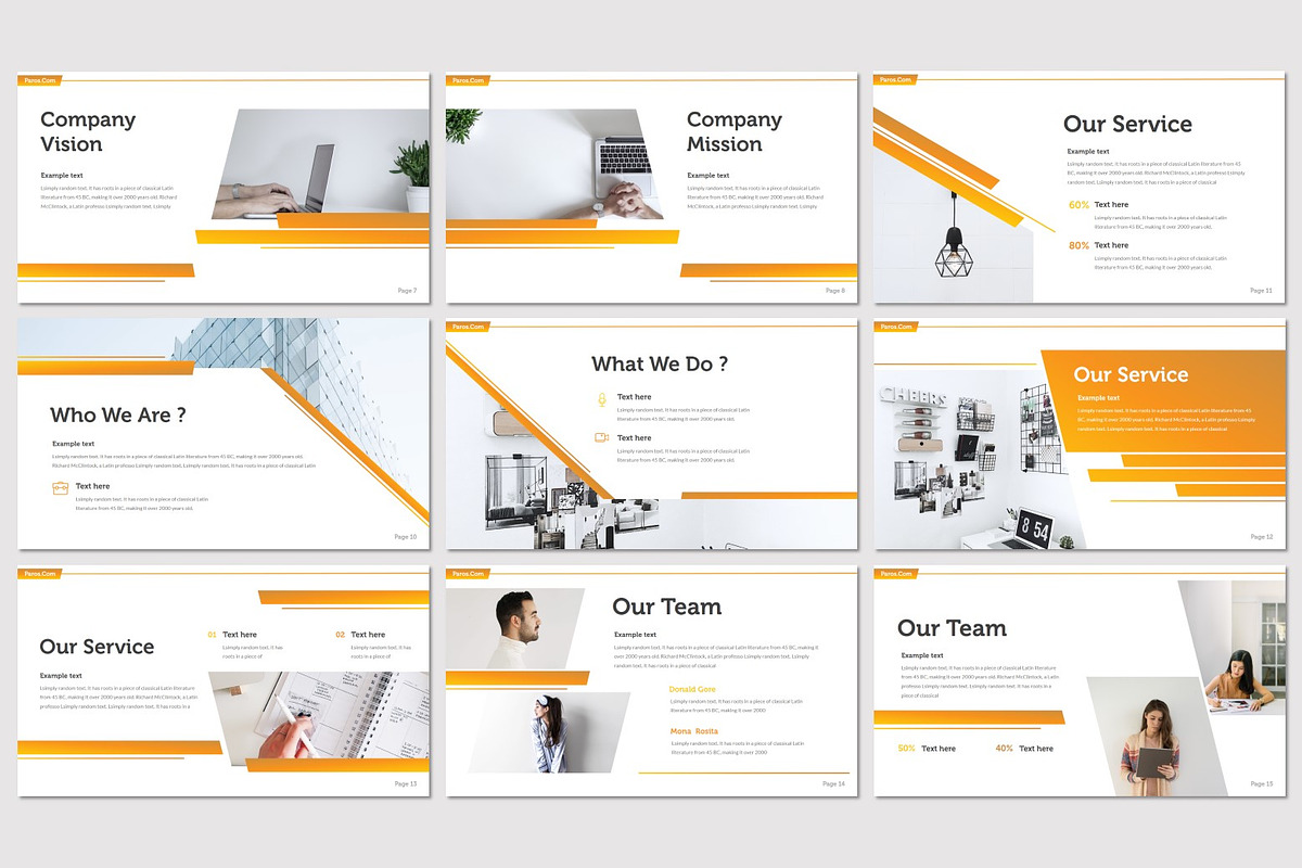 Paros - Powerpoint Template, a Presentation Template by inspirasign