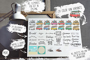 Vintage Hippie Van Print design, an Education Illustration by Krapio (Thumbnail 2 of 4)