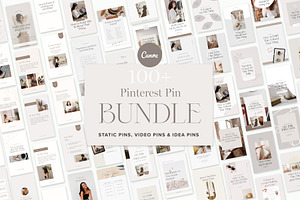 Pinterest Template BUNDLE Canva