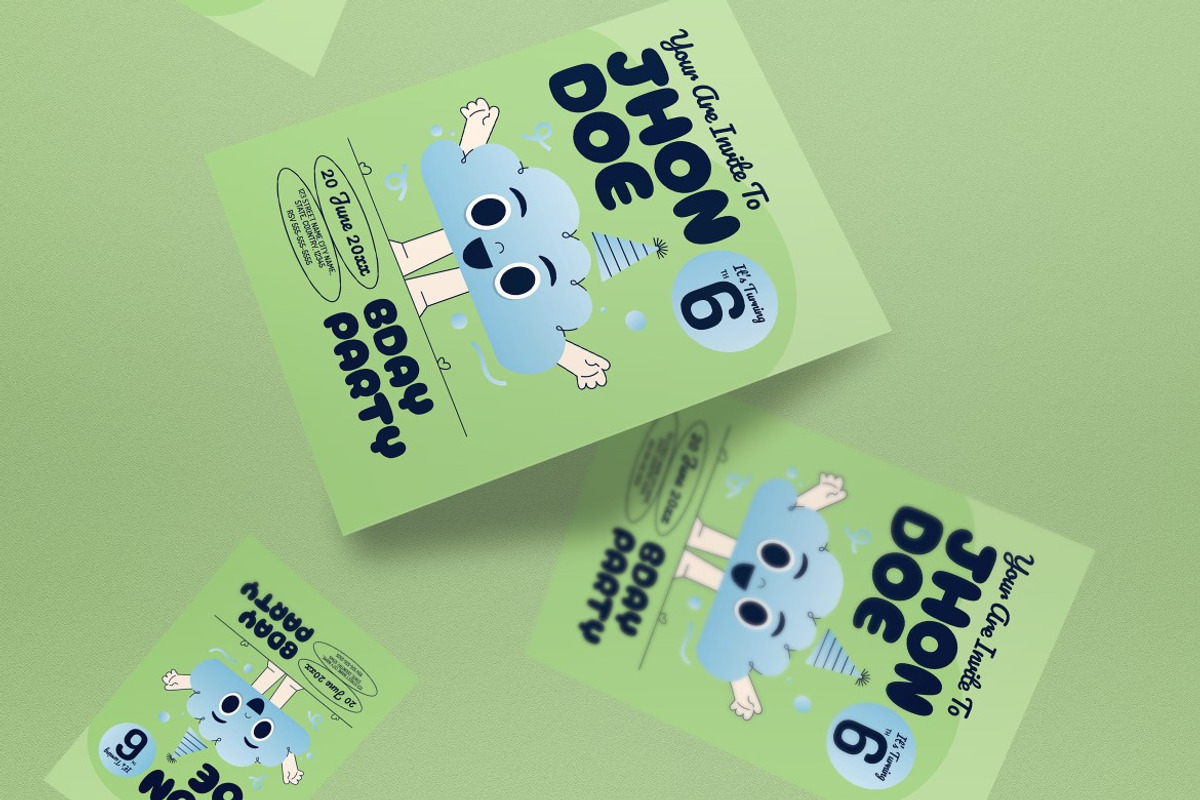 Birthday Boy And Girl Invitation preview 2