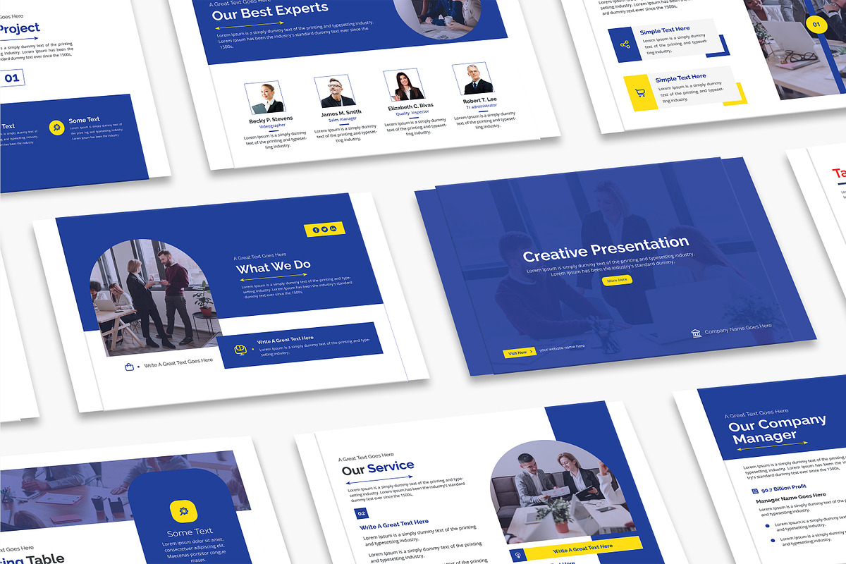 Corporate Marketing & Business Plan, a Presentation Template by creative-mint (Photo 3 of 10)