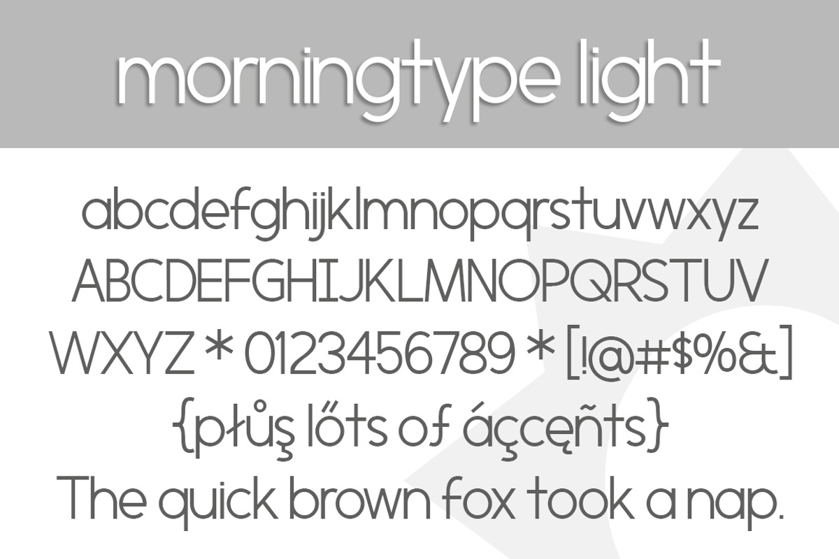 Morningtype preview 2