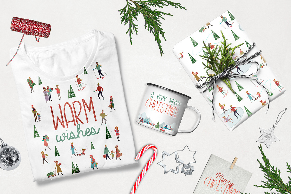 A very Merry Christmas, a Decorative Illustration by Mio Buono (Photo 2 of 11)