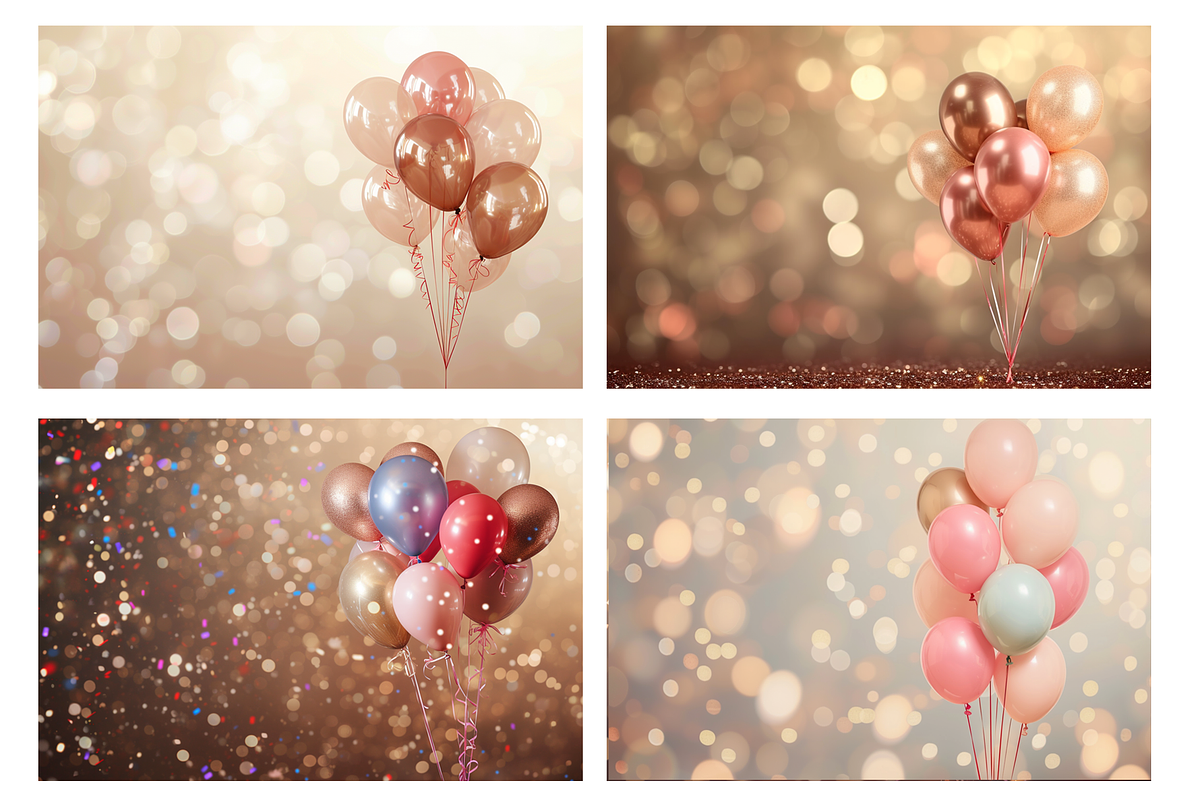 Blurred background, confetti, balls, a Holiday Photo by OlgaPilnik (Photo 3 of 6)