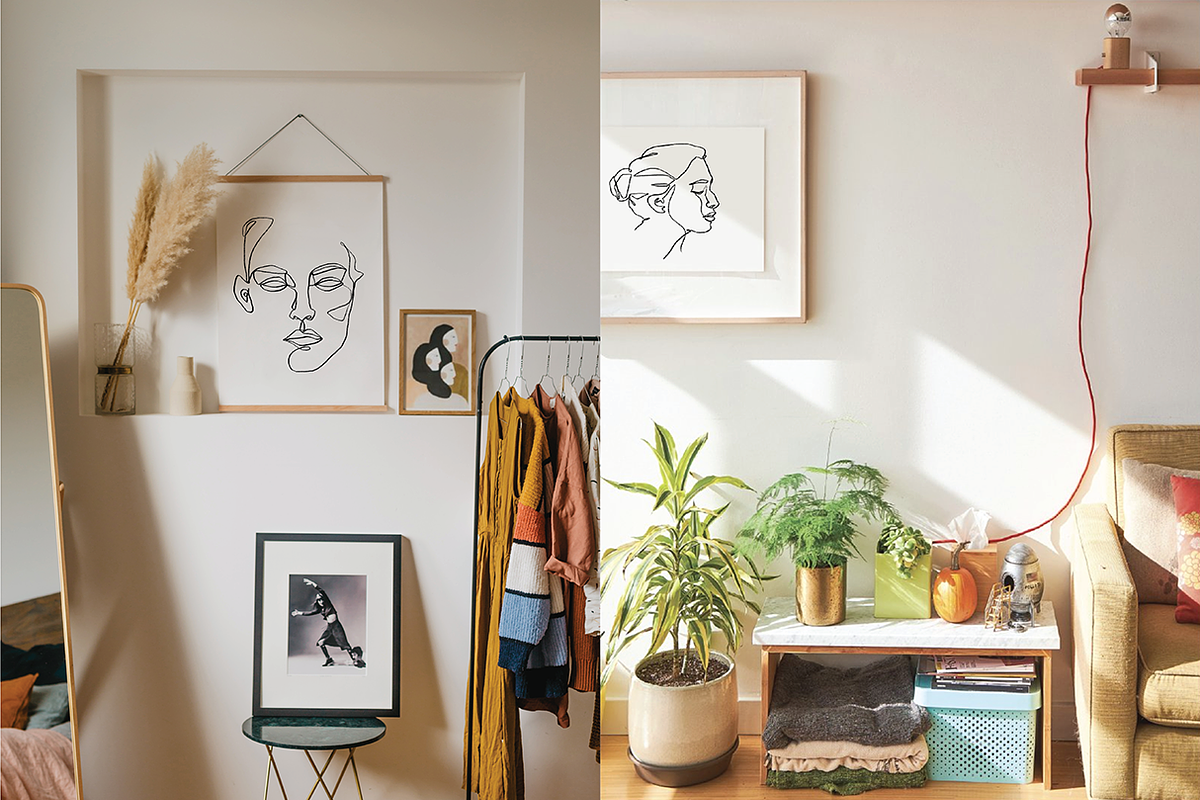 Minimalist One Line Female Portraits, a Person Illustration by Rough Edges Supply Co. (Photo 7 of 7)