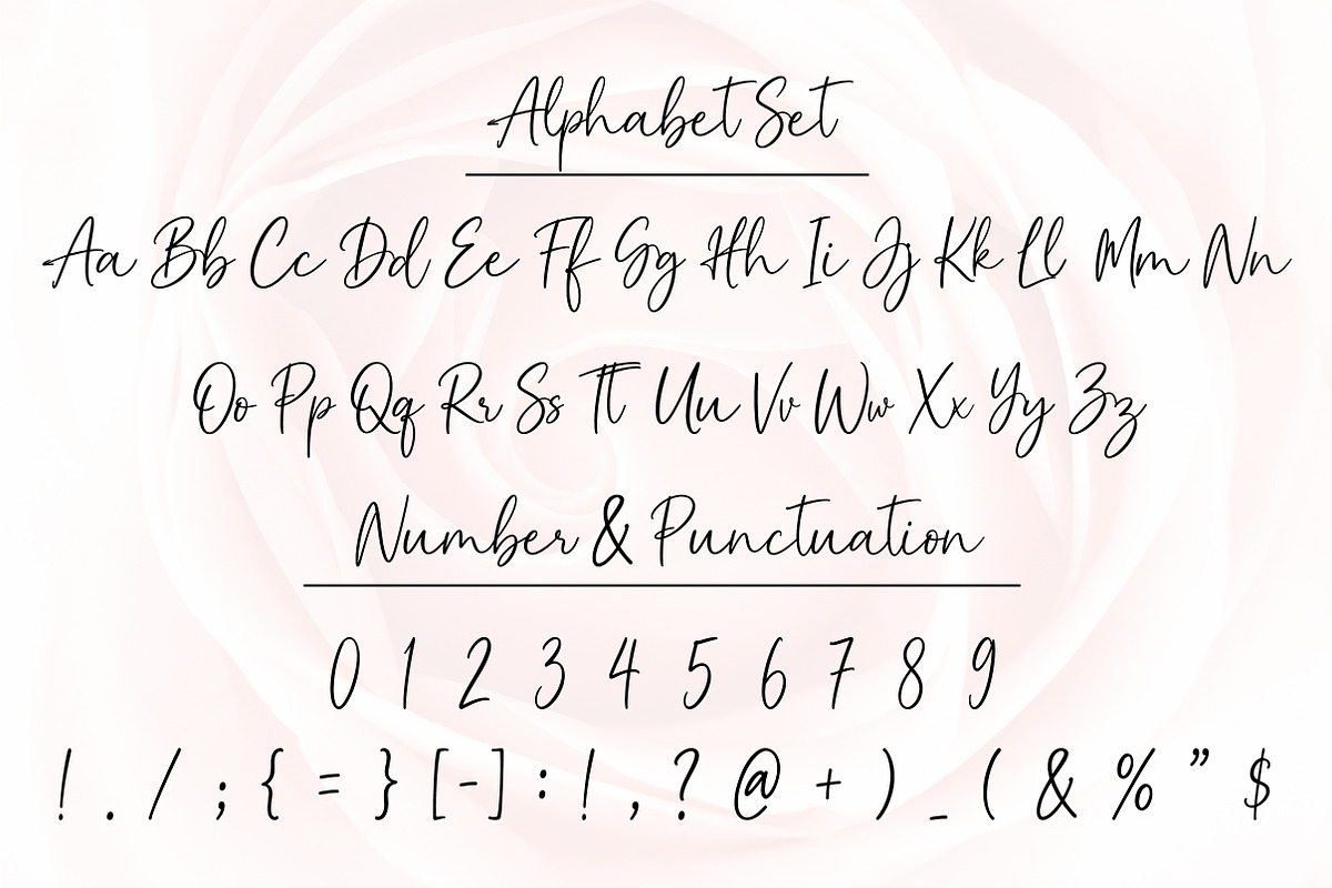 Harmony, a Handwritten Font by Aura Typeface (Photo 2 of 9)