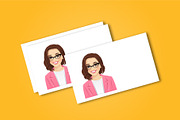 Casual young business woman, a Person Illustration by Volha Hlinskaya (Thumbnail 6 of 6)