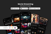 Layar – Movie App Design Template, an App Template by productype1 (Thumbnail 1 of 5)