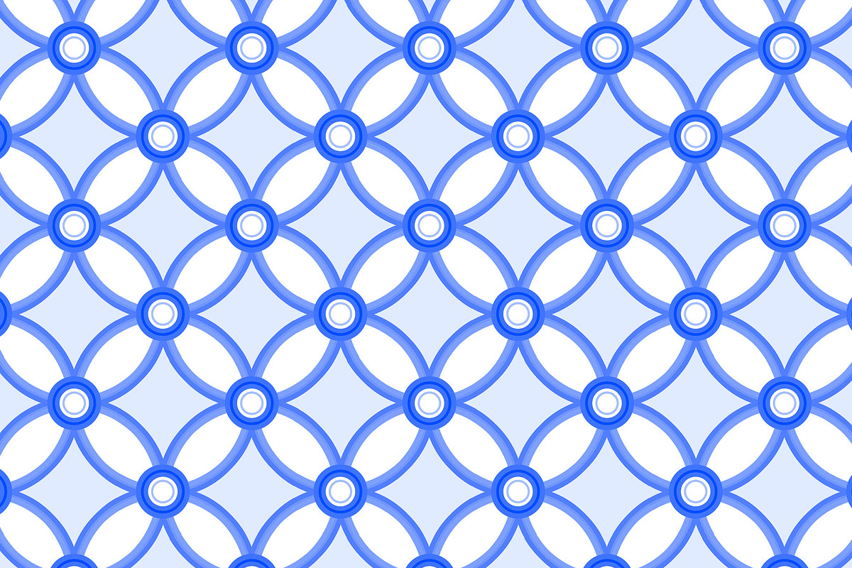 Royal Blue Chain Pattern Seamless, a Pattern Graphic by Sharon Schwalbe