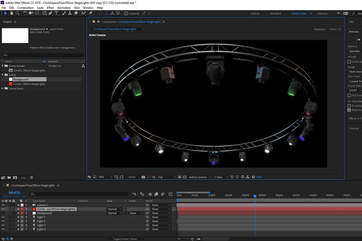 Circle Square Truss 700cm-StageLight, a Templates & Theme by akerStudio (Photo 20 of 21)