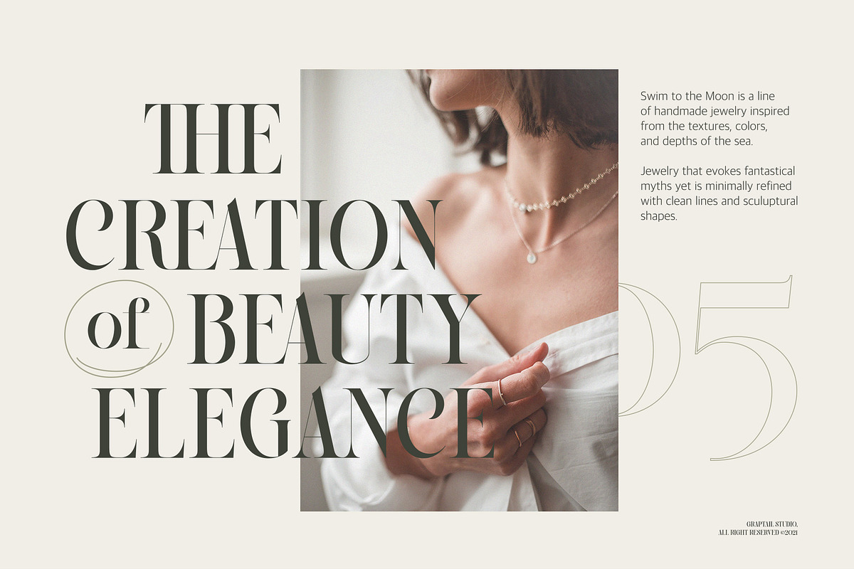 Ringift - A Modern Serif, a Serif Font by Graptail (Photo 5 of 15)