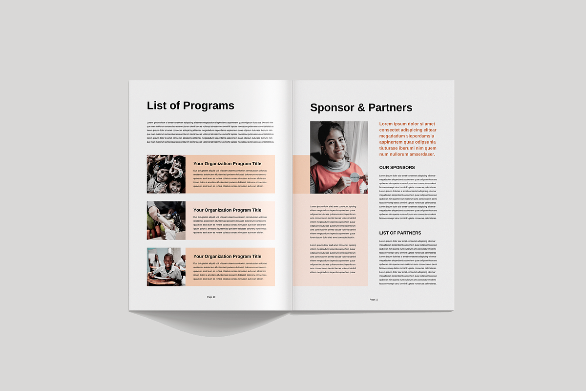 Nonprofit Organization Brochure, a Brochure Template by Leaflove (Photo 6 of 10)