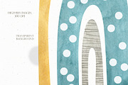 Watercolor Boho Rainbows Set, an Object Graphic by OrangePeafowlArt (Thumbnail 3 of 16)