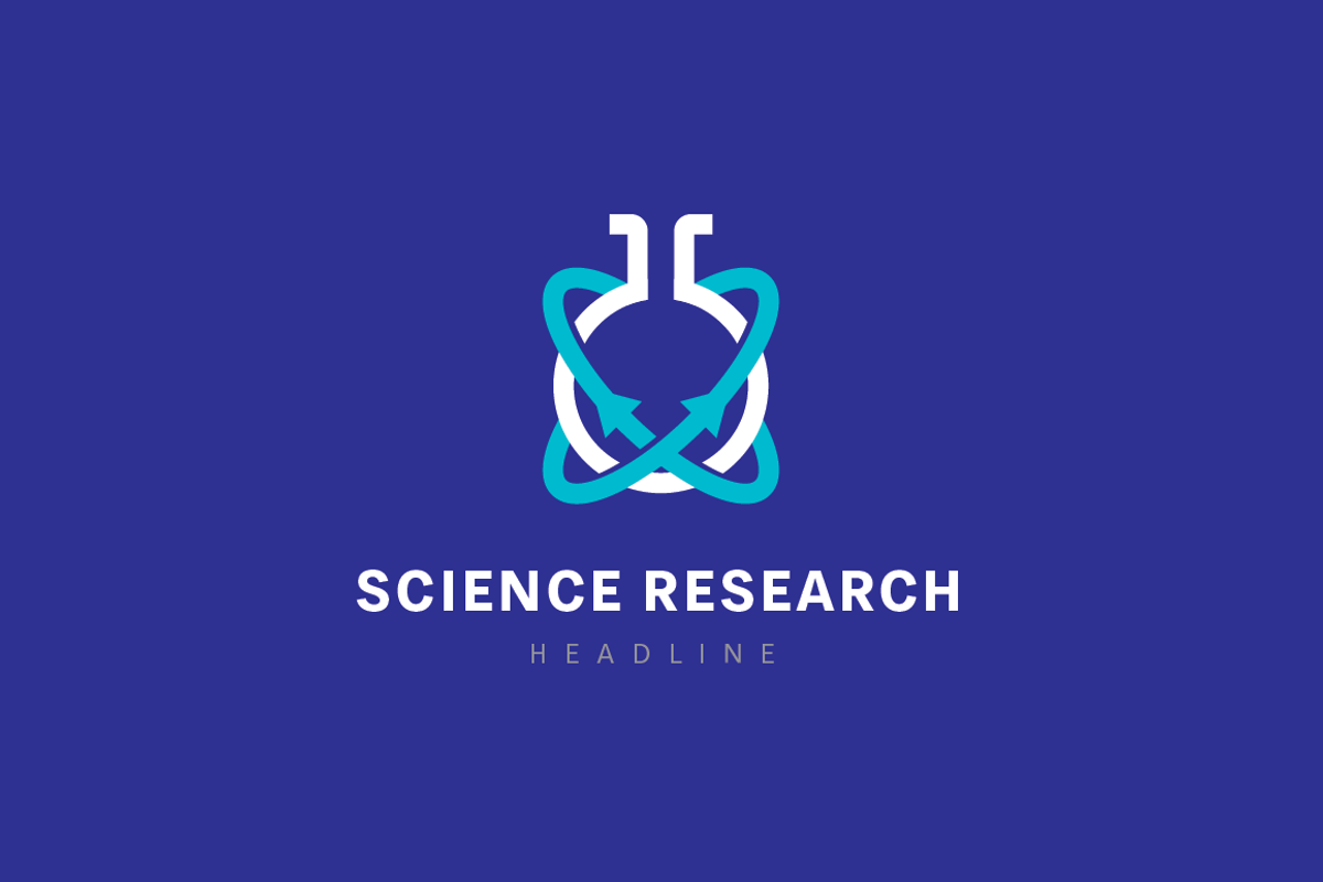 Science research logo., a Branding & Logo Template by Anton Akhmatov