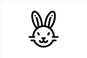 Set of Rabbit line art logo design, a Branding & Logo Template by Vectorium Studio (Thumbnail 4 of 6)