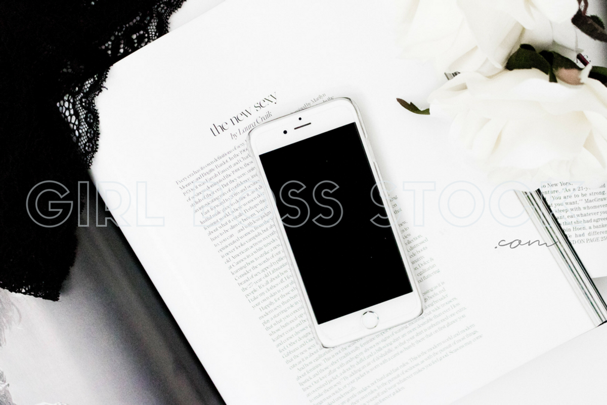 Styled Stock iPhone Mockup PNG, an iPhone Mockup by Girl Boss Stock (Photo 2 of 2)