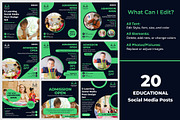 School Editable Instagram Post, a Social Media Template by Mohammad Sarfaraz (Thumbnail 3 of 5)