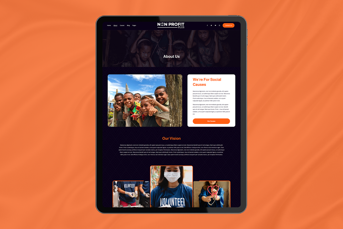 Squarespace Website Template preview 2