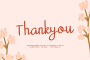 Pomegrande Script Typeface, a Script Font by Dawnside Graphic (Thumbnail 13 of 13)