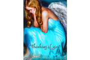 Custom art, Card print- Angel, a Card Template by Boho Pixel Dust (Thumbnail 4 of 7)