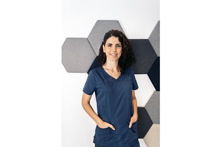 Female Dental Clinic Worker Smiling, a Person Photo by nunezimage