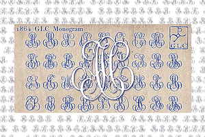 1864 GLC Monogram Set