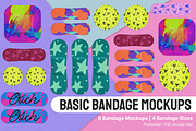 Basic Bandage Mockup Pack for PS, a Product Mockup by studio.pancz (Thumbnail 1 of 7)