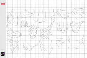 Procreate Clothing Fold Anime Draw