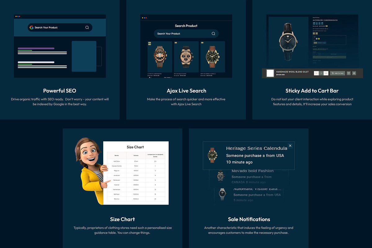 Watch | Shopify Theme, a Shopify Template by LogicGo Shopify Experts (Photo 4 of 7)