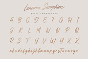 Leneora Seraphine Brush Handwritten, a Script Font by Denustudios (Thumbnail 11 of 15)