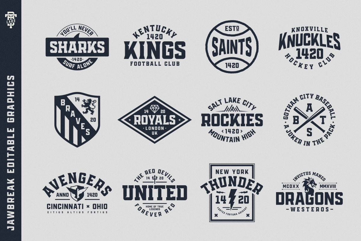 Jawbreak - Display Font preview 6