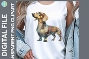 Mixed Media Dog Clipart Bundle PNG, an Animal Illustration by Enliven Designs (Thumbnail 4 of 8)