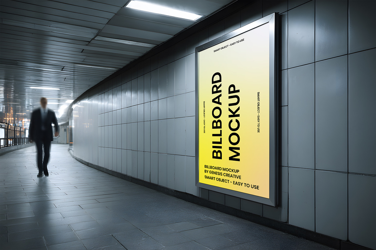 Urban Billboard Mockups Bundle, an Advertising Mockup by GenesisCreativeCo (Photo 7 of 8)
