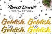 Goldish Kit. Gold Styles with Extras, a Layer Style Add-On by Ruslan Zelensky (Thumbnail 4 of 5)