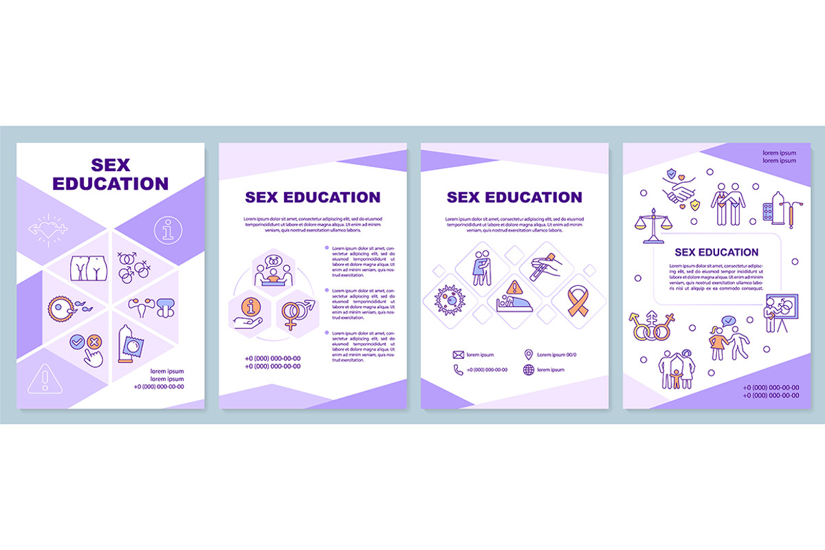 Sex education awareness brochure, a Brochure Template by IMG Visuals