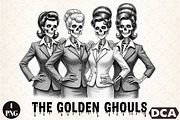 Golden Ghouls Golden Girls Halloween, an Illustration by DreamCafeArt (Thumbnail 1 of 7)