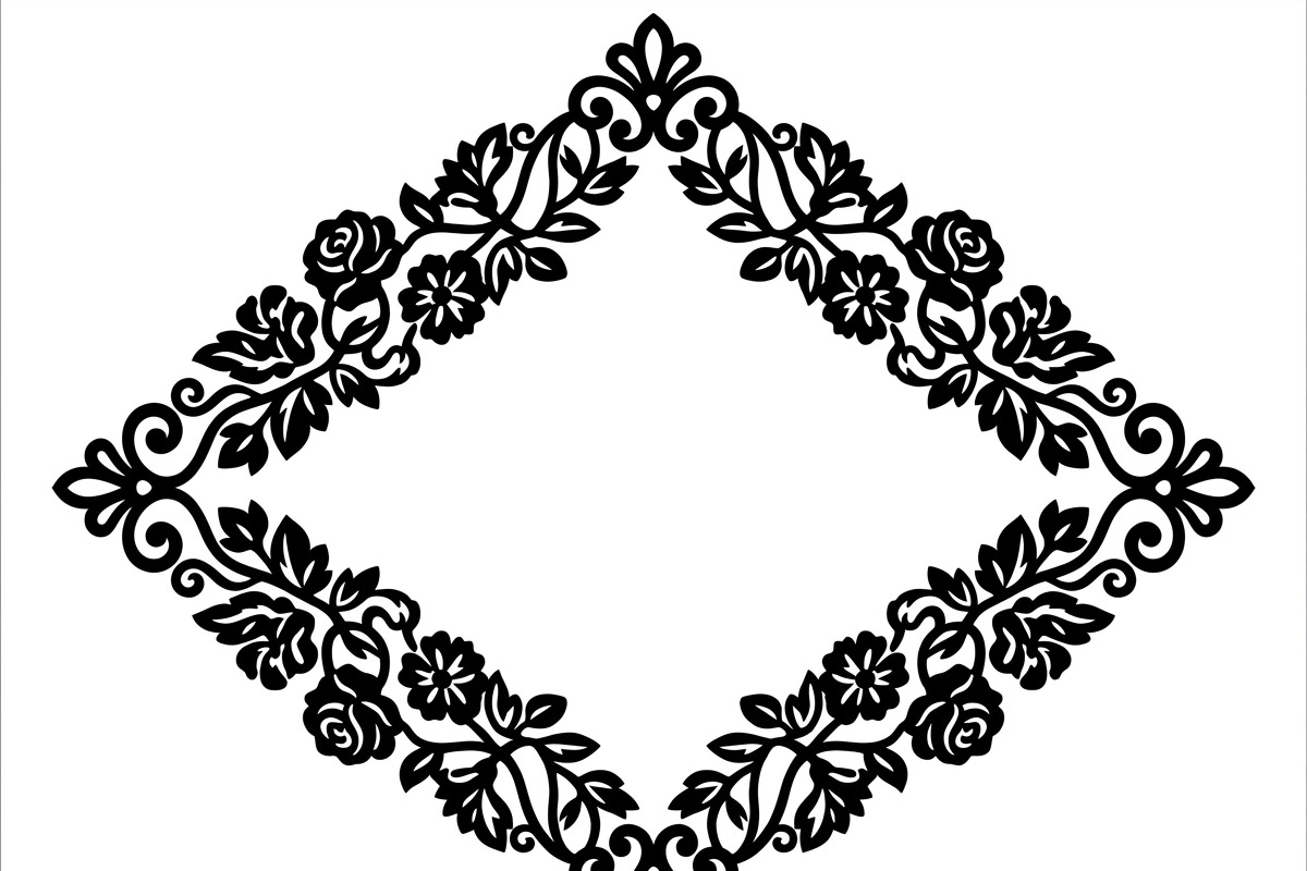 60 Romantic Diamond Wall Floral, a Decorative Illustration by Amazin_art (Photo 29 of 45)