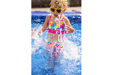 Child near the pool in sunglasses, a Sports & Recreation Photo by yanadjana