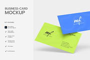Modern Business Card Mockup Template, an Advertising Mockup by graphypix (Thumbnail 2 of 4)