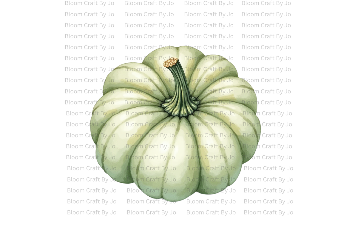 Sage Green Pumpkins, a Decorative Illustration by Bloom Craft Creations (Photo 12 of 12)
